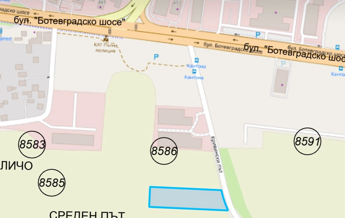 Продава ИНВЕСТИЦИОНЕН ПАРЦЕЛ - до бул. Ботевградско шосе, гр. София